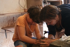 cours poterie enfants  Saint Andr de Sangonis dans l'hrault